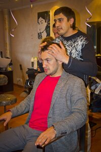 Дмитрий Носов - мужская стрижка